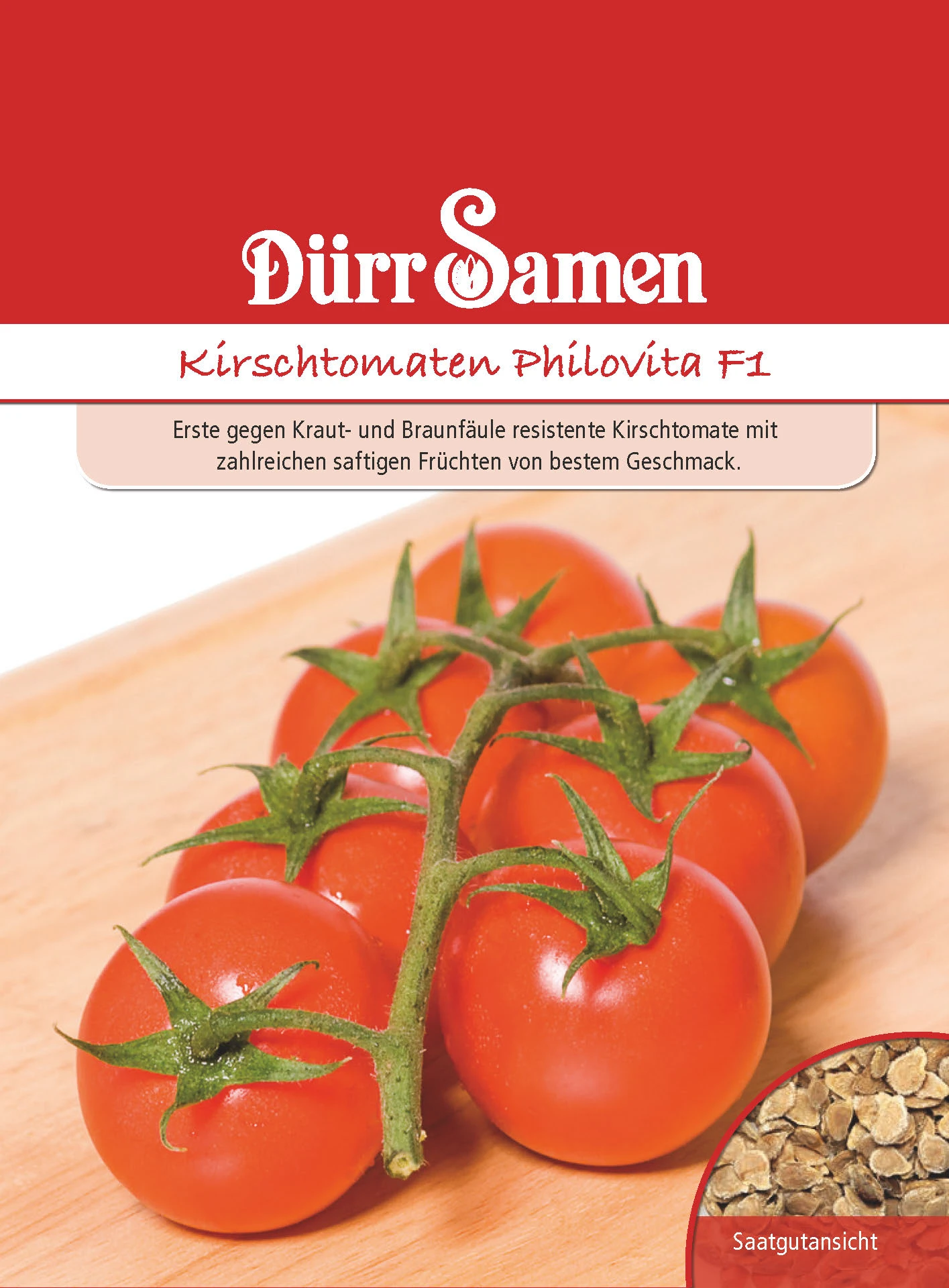 Kirschtomate Philovita F1 | Kirschtomatensamen Von Dürr Samen