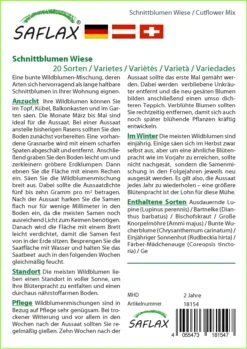 Schnittblumen Wiese | Wildblumenwiese Von Saflax