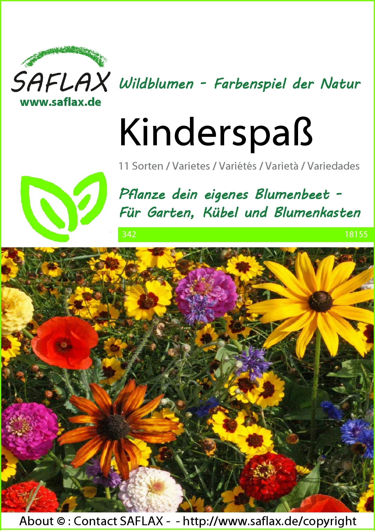 Blumenwiese Kinderspaß | Wildblumenwiese Von Saflax – Bild 2