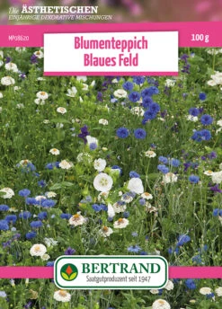 Blumenwiese Blumenteppich Blaues Feld (100 G) | Blumensamen Von Bertrand