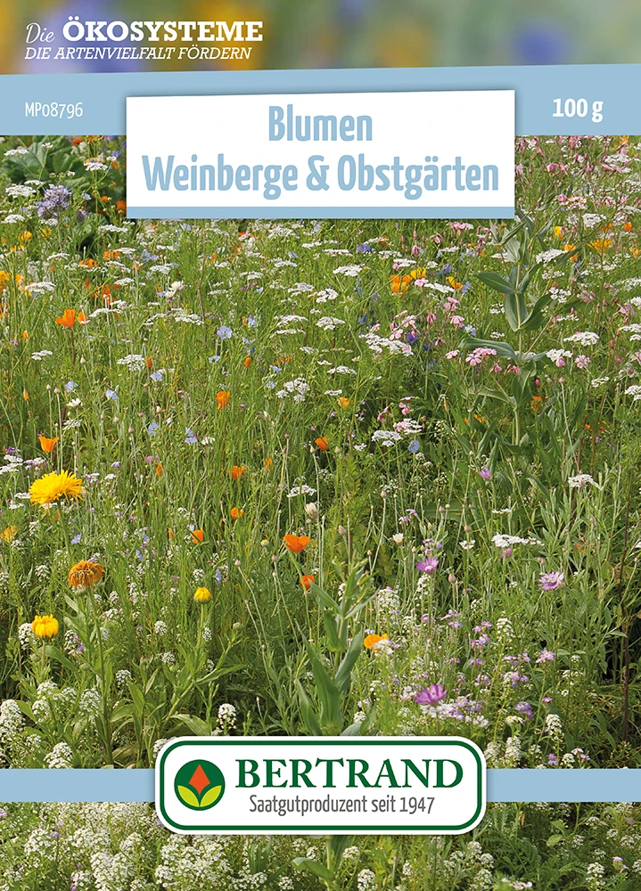 Blumenwiese Blumen Weinberge & Obstgärten (100 G) | Blumensamen Von Bertrand