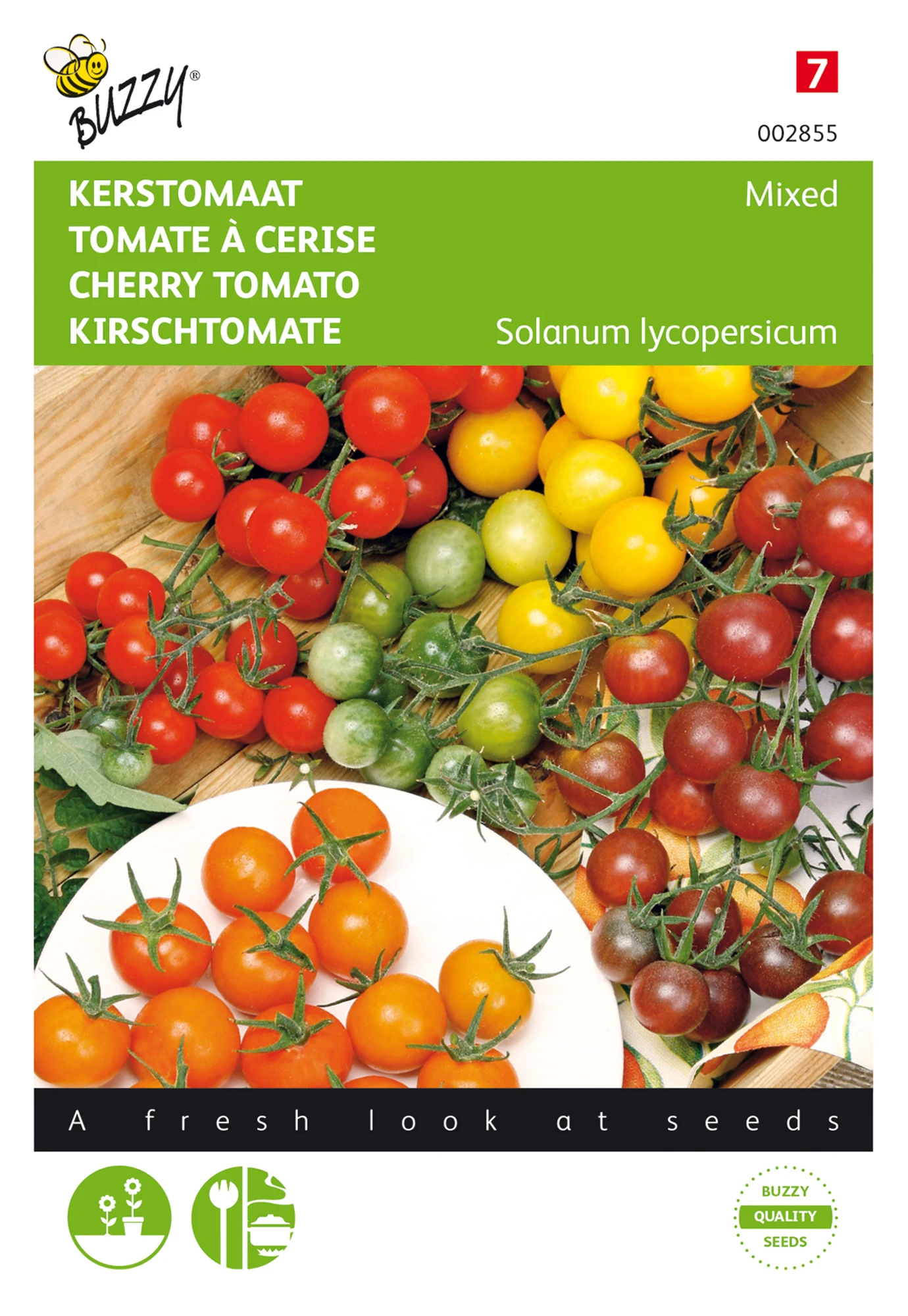 Kirschtomate Cherry Mischung | Kirschtomatensamen Von Buzzy Seeds
