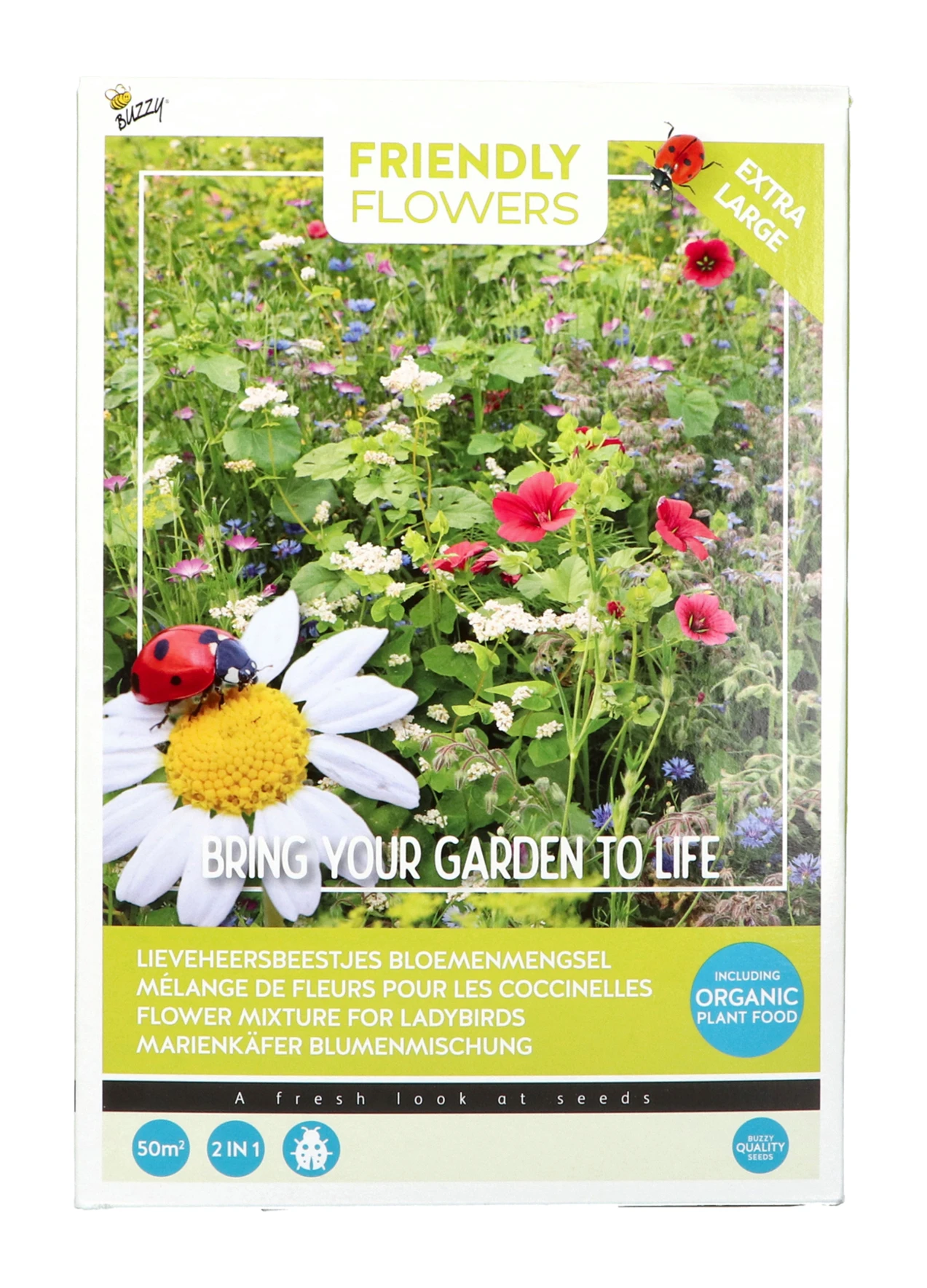 Marienkäfer Mischung (50 M²) | Blumenwiese Von Buzzy Seeds