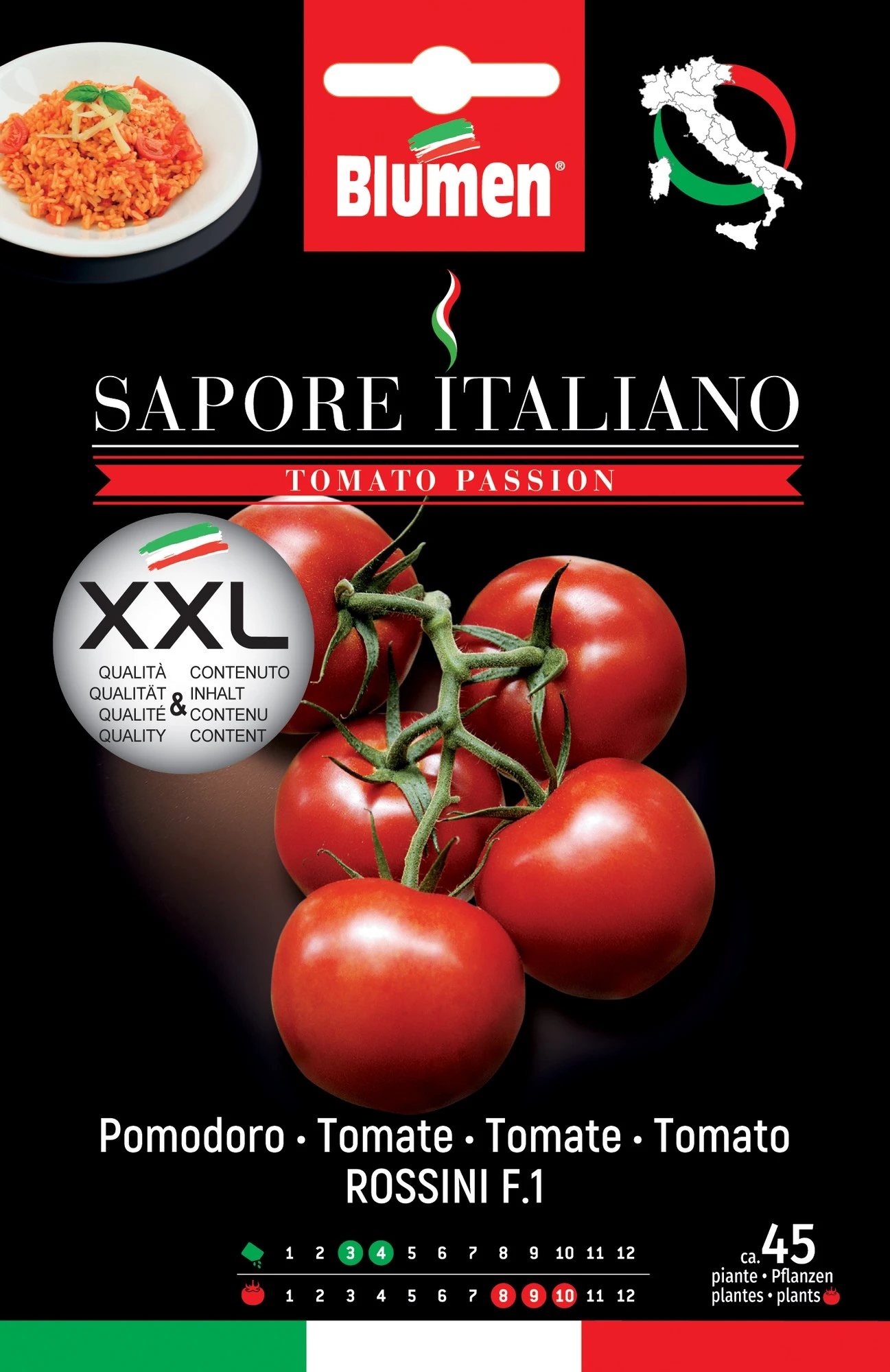 Tomate Sapore Italiano Rossini F1 | Tomatensamen Von BLUMEN Group